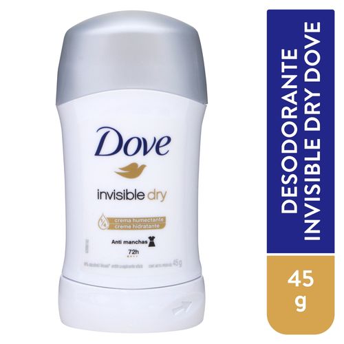 Desodorante Dove Barra Dama Invisible - 45 g