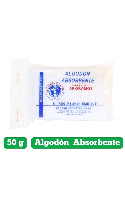 Algodón Prosan absorbente - 50 g