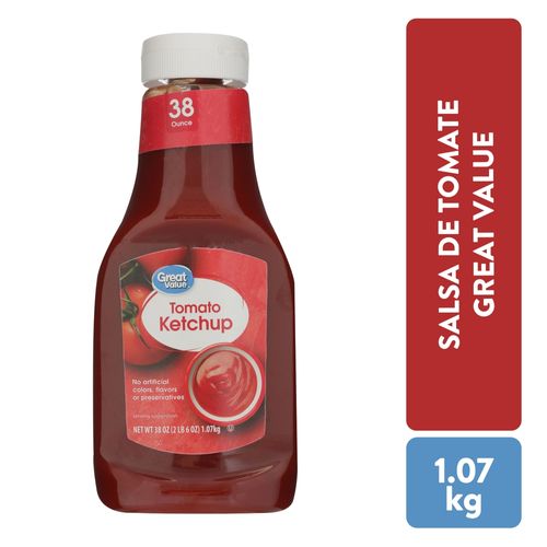 Salsa De Tomate Great Value Ketchup - 1.07 kg