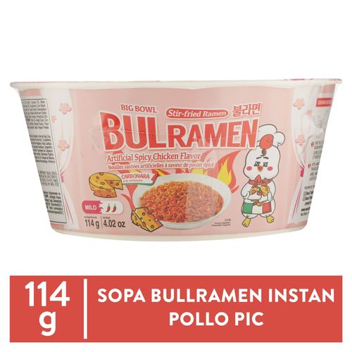 Sopa Bullramen Instan Pollo Pic 114gr