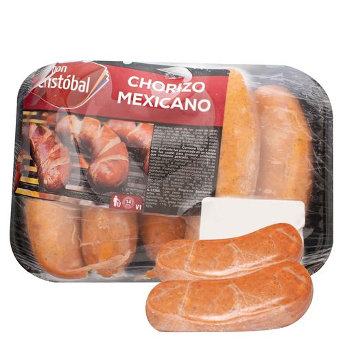 Chorizo Mexicano Don Cristobal, Precio indicado por Kilo