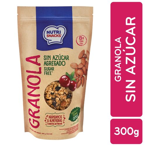 Granola Nutrisnacks sin azúcar agregado - 300 g