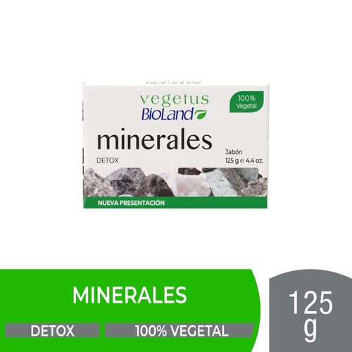 Jabón Minerales Bioland Detox - 125 g