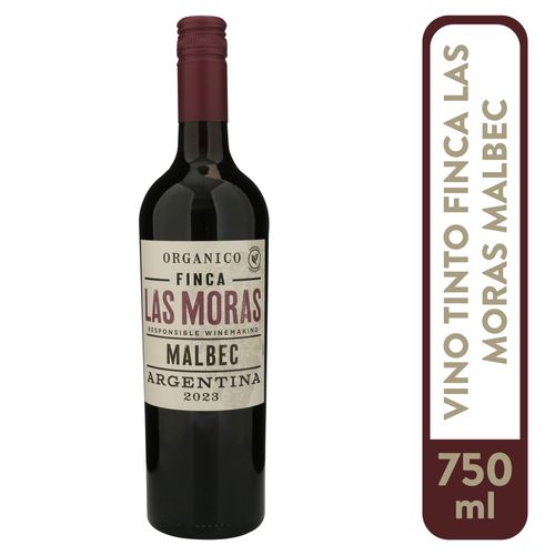 Vino Finca Lasmoras Organi Malbec 750 Ml