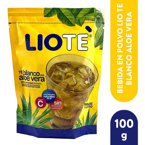 Bebida En Polvo Lioté Blanco Aloe Vera 100G