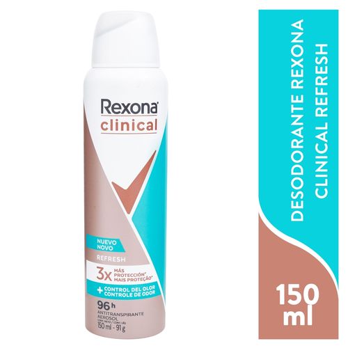 Desodorante Spray Rexona Clinical Refresh - 150 ml