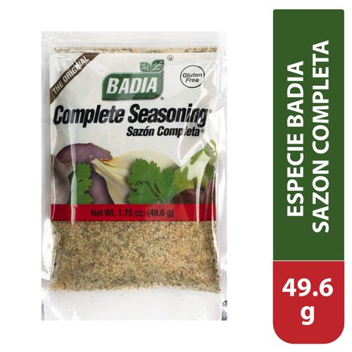 Especias Badia sazón completa bolsa - 49.6 g