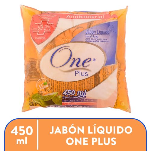 Jabón Líquido One Plus -450ml