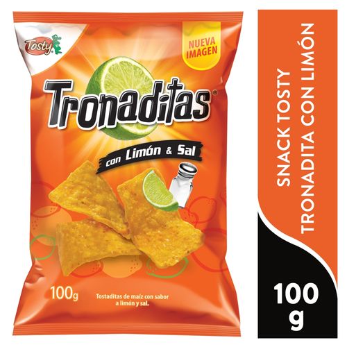 Snack Tosty Tronadita Con Limón Sal - 100 g