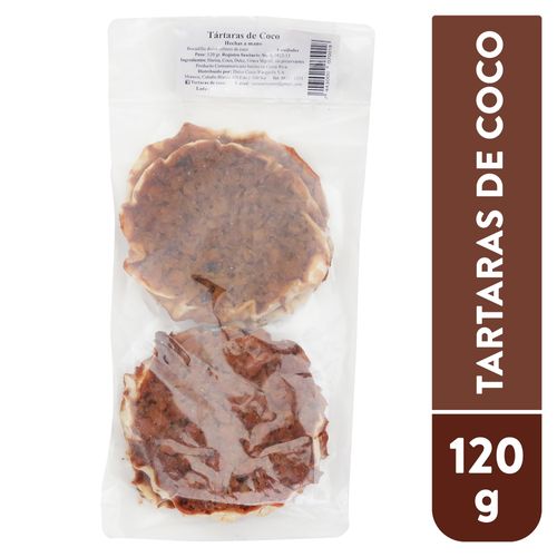 Tártaras de coco Dona Ana hechas a mano - 120 g