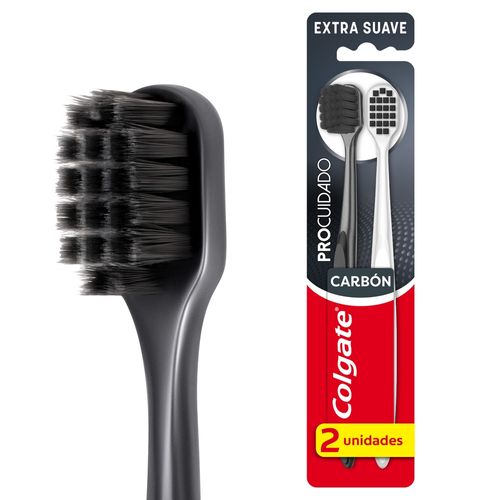 Cepillo Colgate Pro Cuidado Charcoal 2p