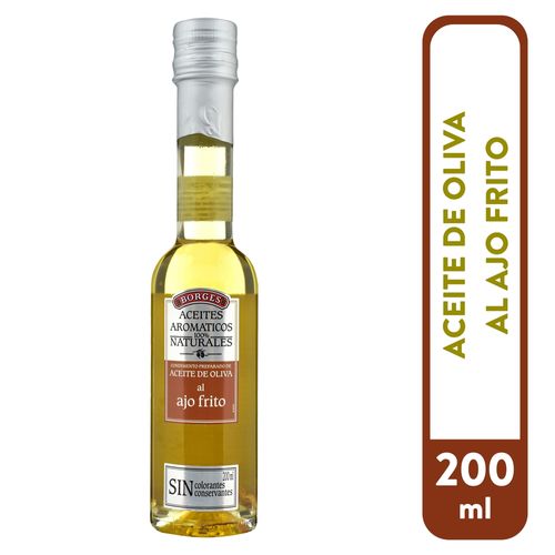 Aceite Borges Oliva Con Ajo Frito - 200 ml