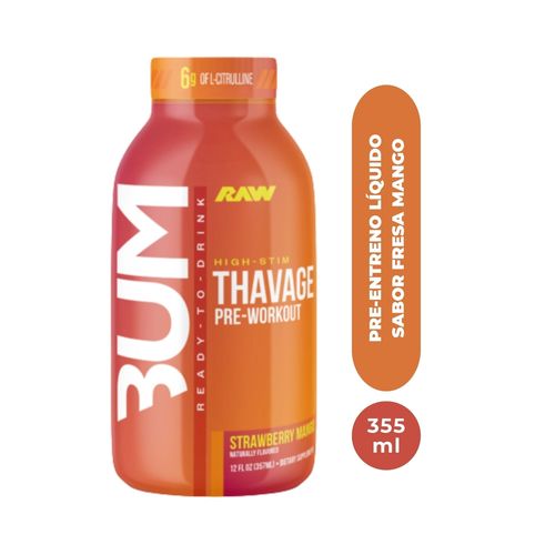 Raw Thavage Rtd Strawberry Mango 355 Ml
