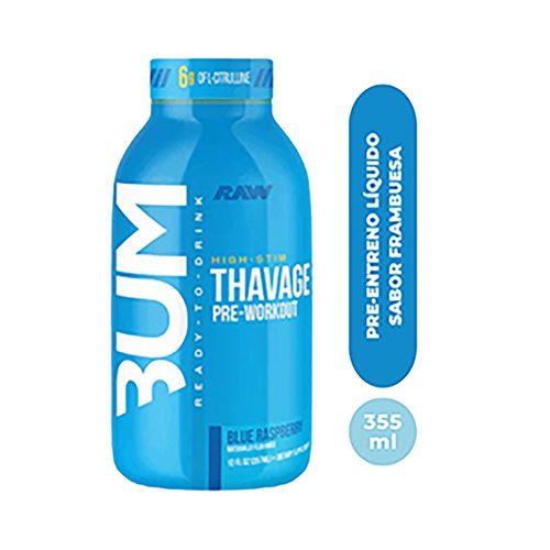 Raw Thavage Rtd Blue Raspberry 355 Ml