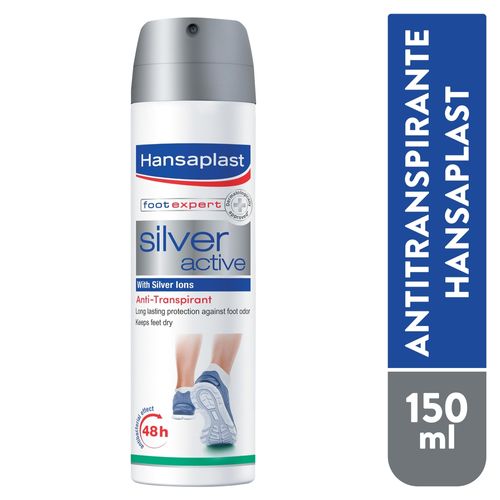 Anti Transpirante Hansaplast Silver Active - 150Ml
