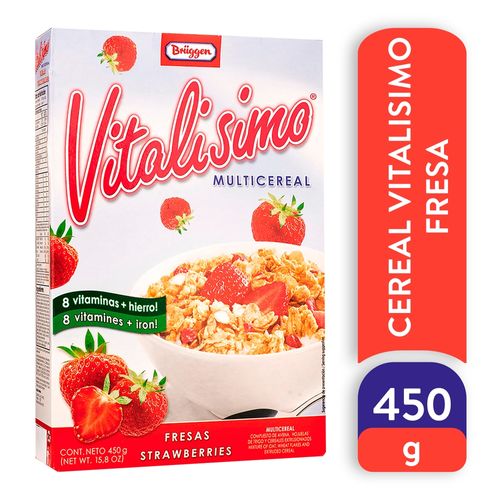 Cereal Vitalissimo multicereal con fresa - 450 g