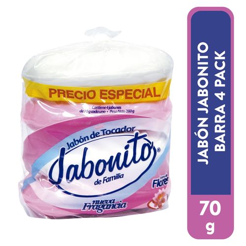 Jabón Jabónito, 4 Pack -70g