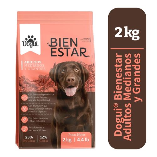 Alimento Dogui Bienestar para adulto - 2 kg