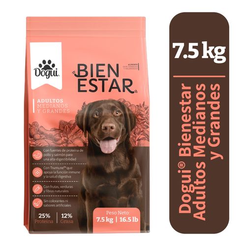 Alimento Dogui Bienestar Adulto - 7.5 Kg