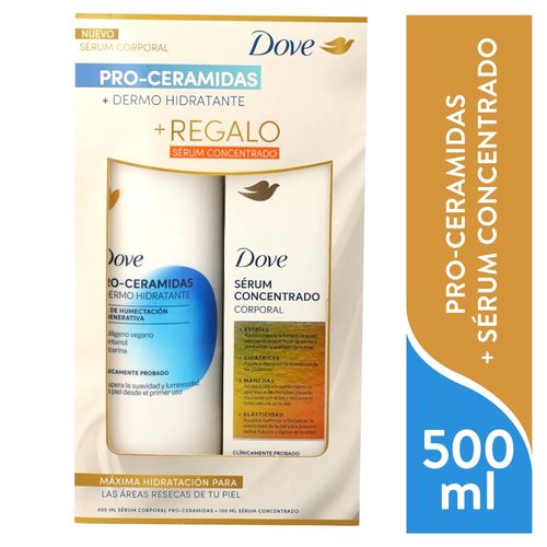 Pack Crema Dove Proceram Con Serum 500ml