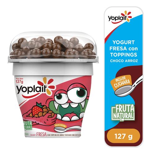 Yogurt Yoplait Topping Chocolate - 127 g