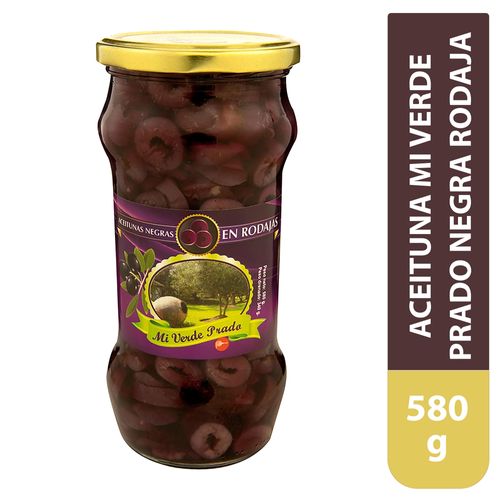 Aceituna Mi Verde Prado negra en rodaja - 580 g