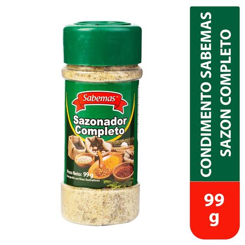 Condimento Sabemas sazón completo - 99 g