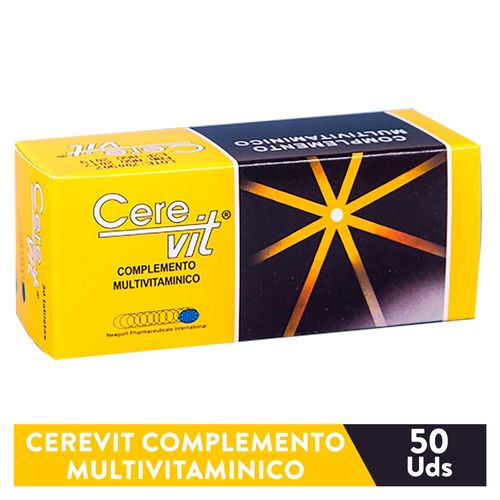 Cerevit Newport Complemento Multivitaminico, Precio indicado por unidad