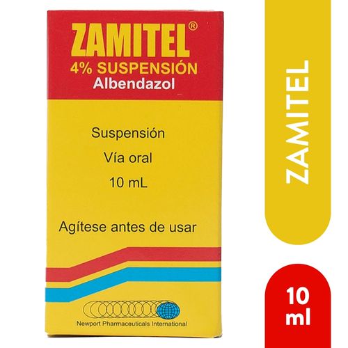 Zamitel Newport Albendazol 10 ml, Precio indicado por unidad