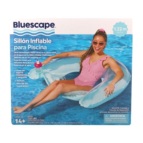 silla infable Bluescape - 122x95x29 cm