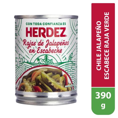 Chile Herdez Jalapeno Rajas Escab 390 Gr