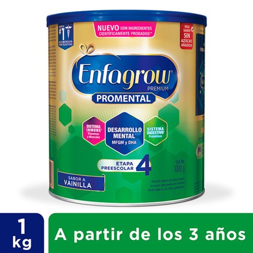 Fórmula infantil Enfagrow promental etapa 4 vainilla - 1000 g