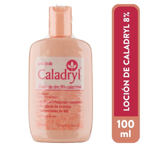 Loción Caladryl 8% uso tópico - 100 ml