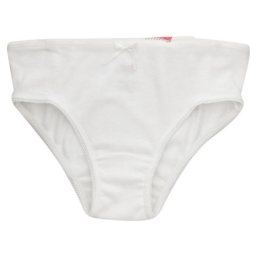 Calzon Red Point Para Niña Color Blanco Talla 12