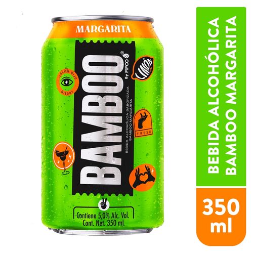 Bebida Alcohólica Bamboo Margarita Lata - 350 ml