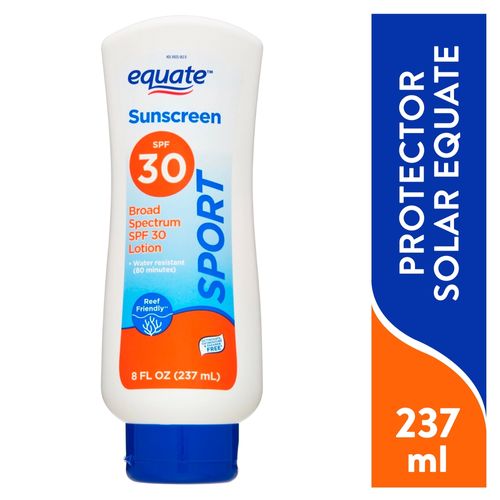 Protector solar Equate sport lotion FPS 30 - 237 ml