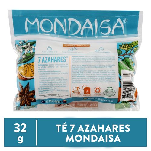 Té Mondaisa 7 azahares calmante nervioso - 32.5 g