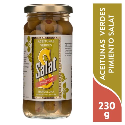 Aceitunas Salat verde pimiento - 230 g