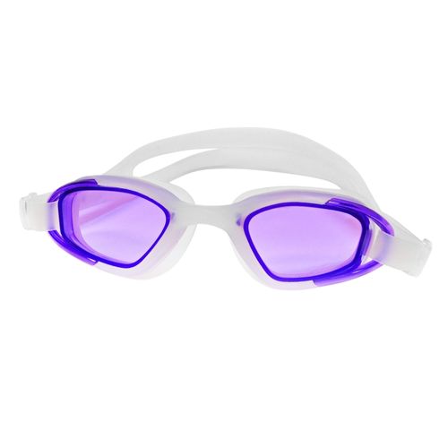 Lente De Natación Everlast Shark Adulto Blanco Con Morado