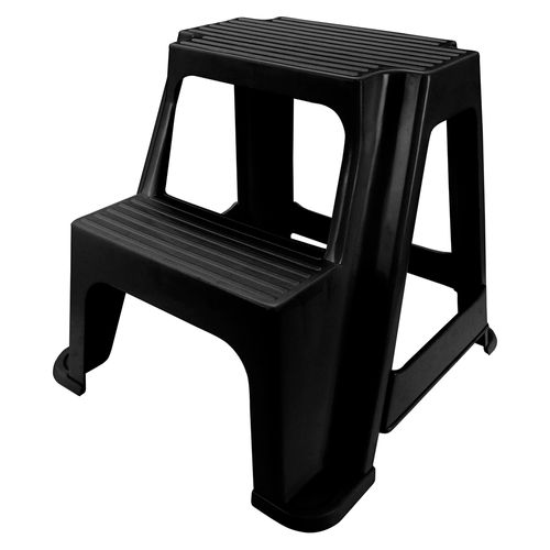 Escalera Hyper Tough de 2 escalones color negro