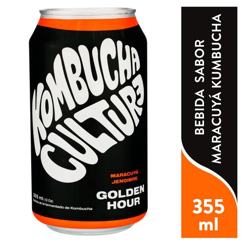 Bebida Kumbucha Cultura clásica sabor maracuyá - 355 ml