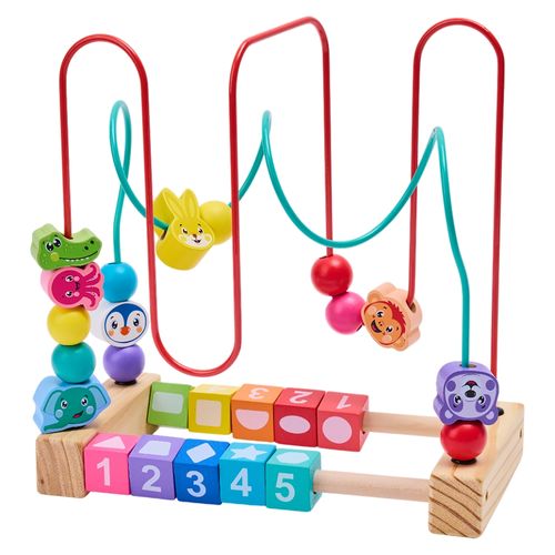 Cuentas De Madera En Laberinto