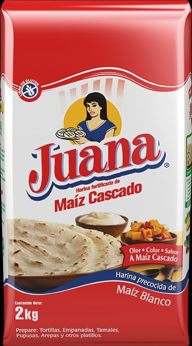 Harina Juana De Maíz Precocido Blanco - 2kg