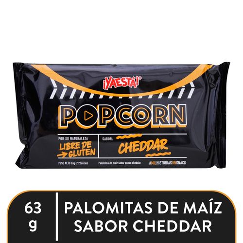 Yaesta Popcorn Queso Cheddar 63 Gr