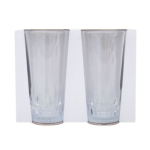 Ms Set De 2 Vasos De Vidrio 310ml