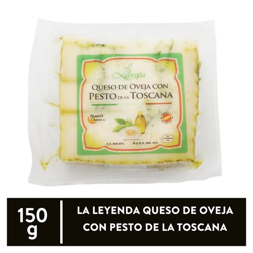 Queso La Leyenda Oveja Pesto Italiano - 150 g