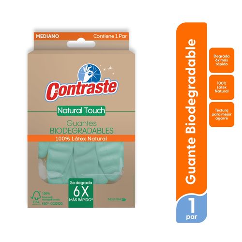 Guante El Contraste Biodegradable - 1 Par