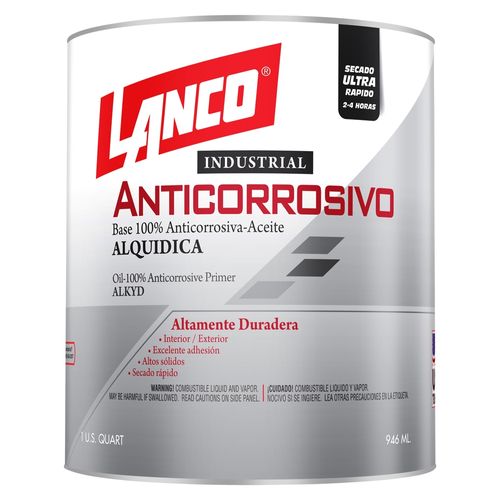 Anticorrosivo Industrial Lanco blanco 1/4