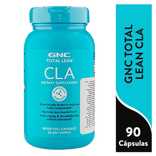 CLA GNC total lean frasco 90 cápsulas - Precio indicado por frasco