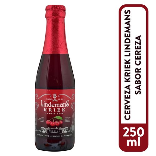 Cerveza Lindemans kriek sabor cereza - 250 ml